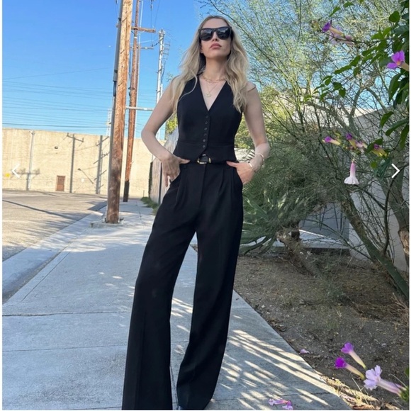 Favorite Daughter The Favorite Pant Women’s Size 16 Trousers High Rise Black - Picture 1 of 14